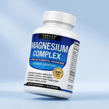 Toplux Magnesium Complex 90 Cápsulas 8 en 1