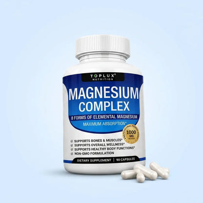 Toplux Magnesium Complex 90 Cápsulas 8 en 1