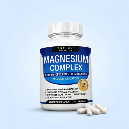 Toplux Magnesium Complex 90 Cápsulas 8 en 1